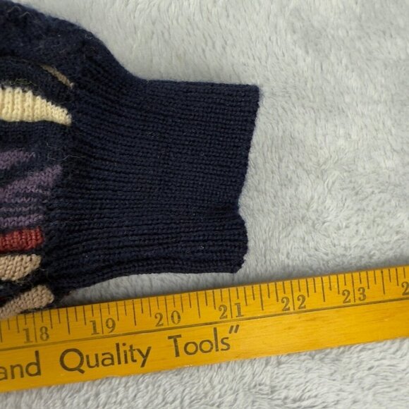 Coogi Australia Knit Blue / Cream Knit Sweater Men’s Size M - Picture 9 of 10